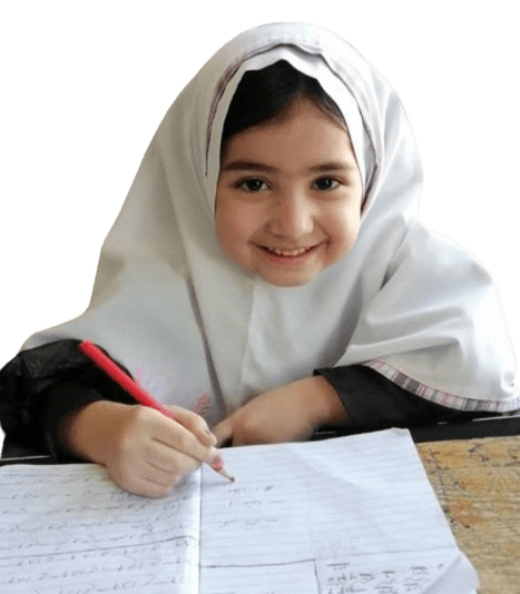 Little Afghan Girl in Guldasta Academy